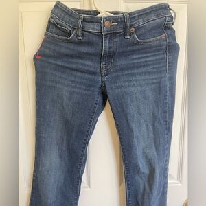 Lucky brand vintage stella boot jeans, size 2/26, dark blue wash, good condition